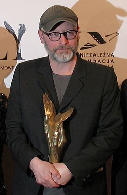 Войчех Смажовски с филмовата награда „Орел“ (2012)