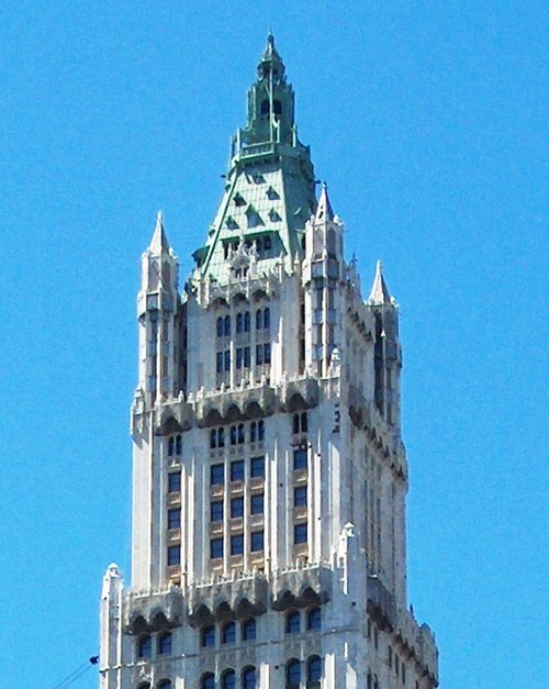 The building's crown