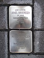 Worms Stolpersteine Siegfriedstraße 19.jpg