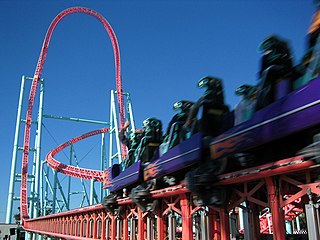 Xcelerator Steel launched roller coaster