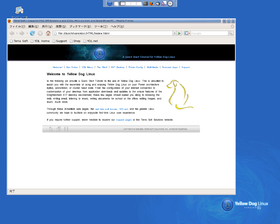 Havainnollinen kuva artikkelista Yellow Dog Linux