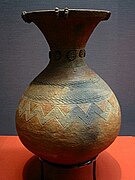 Vaso Yayoi (c. siglos i-iii), Museo Nacional de Tokio