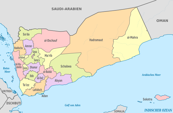 Koartn vo de Gouvernements vo Jemen