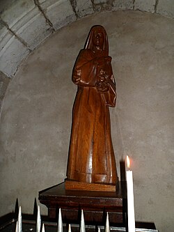 Église Saint-Germain de Rennes - Statue de sainte Thèrese.JPG