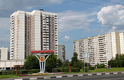 Район Москворечье-Сабурово от пересечения Пролетарского проспекта и Кантемировской улицы.JPG