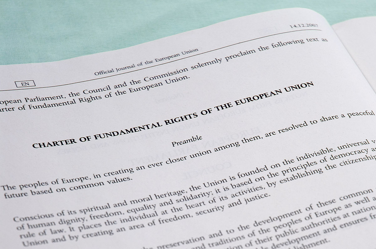 Carta De Los Derechos Fundamentales De La Union Europea Wikipedia La Enciclopedia Libre