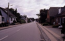 The main street in Humlum