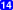 14 witte, blauwe afgeronde rechthoek.svg
