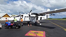 Twin Otter à l'aéroport de Wallis-Hihifo en 2017.