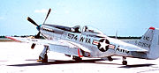 167th Fighter Squadron F-51 44-73574 WV ANG