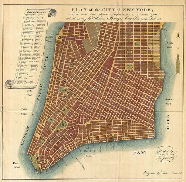 File:1807 Bridges Map of New York City (1871 reissue) - Geographicus - NewYork-bridges-1871.jpg