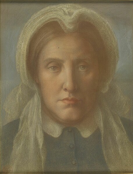 Portrait of Frances Gabriele Rossetti the Artist's Mother (1877)