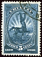 エレーラのデザインした切手 (1910)