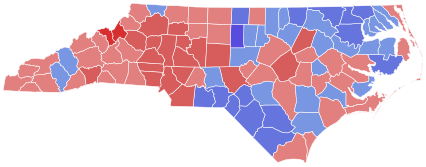 File:1988 North Carolina gubernatorial election results map by county.svg