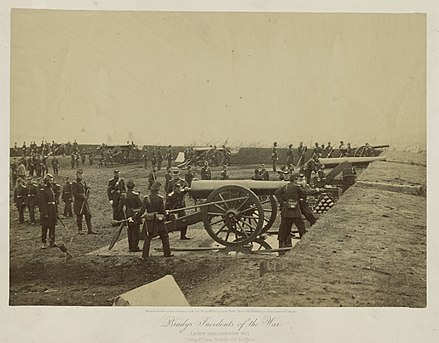 1st Connecticut Artillery, Fort Richardson, Virginia, 1861 1st. Conn Artilery, Fort Richardson Va., 1861.jpg