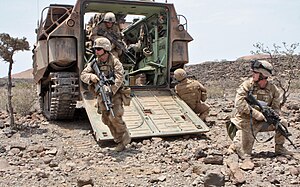 1st platoon, Alpha Company, 1st Battalion, 9th Marine Regiment, 24th MEU, Djibouti, 2010.jpg