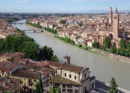 The Adige in Verona