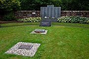 The Garden of Rememberance in Lockerbie, Scotland. It is a cemetery memorial for the victims of Pan Am Flight 103 on December 21, 1988.