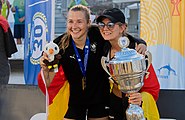 Deutsch: Beachhandball Weltmeisterschaften 2022; Tag 6: 26. Juli 2022 – Frauen, Finale, Spanien-Deutschland 0:2 (14:15, 20:22) English: 2022 Beach handball World Championships; Day 6: 26 July – Women Final – Spain-Germany 0:2 (14:15, 20:22)