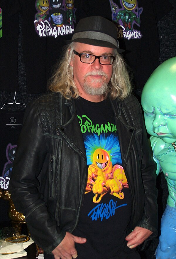 Contemporary artist Ron English, who designed the album's artwork