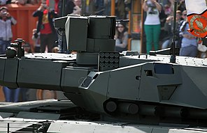АФАР-радары Т-14 видны на башне танка