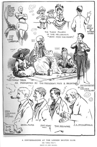 File:A Conversazione at the London Sketch Club by John Hassall (1868–1948).png