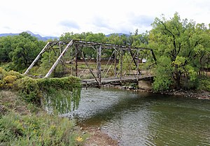 Abandoned bridge in Coaldale, Colorado.JPG