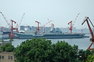 Chinese aircraft carrier <i>Shandong</i> Chinese aircraft carrier
