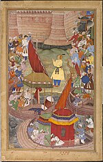 الإمبراطور أكبر تحتفل بغزو المغول للبنغال