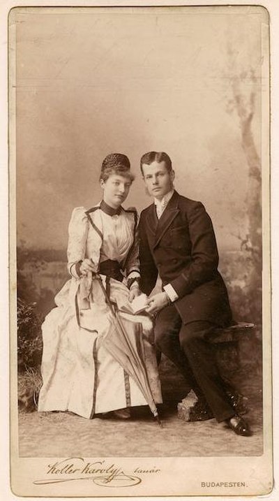 Archduchess Margarethe and her husband Albert