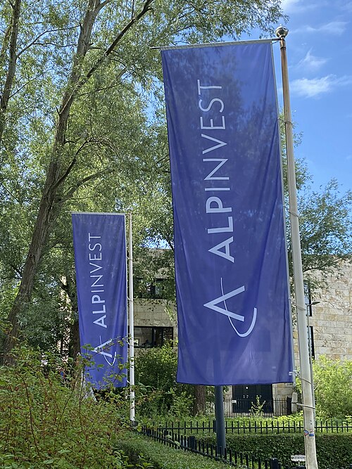 The company flag outside its office in Amsterdam