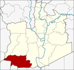 Distrito de Lat Bua Luang - Mapa