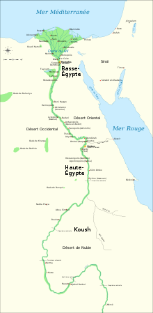 Description de l'image Ancient Egypt map-fr.svg.