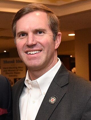 <span class="mw-page-title-main">Andy Beshear</span> Governor of Kentucky since 2019