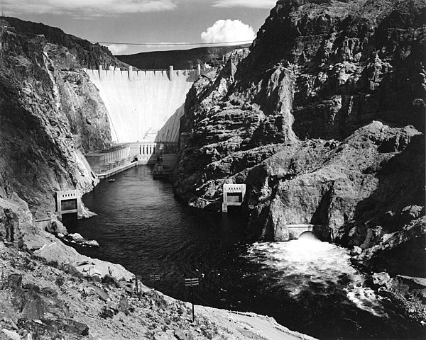 Hoover Dam by Ansel Adams, 1941