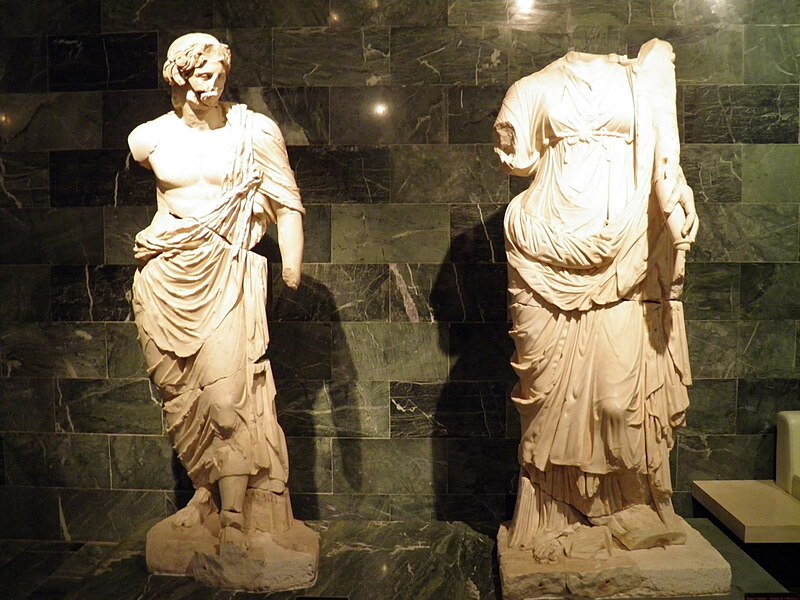 File:Antalya Museum Young God or Hero and Tyche (9643008983).jpg