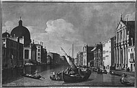 Antonio Canaletto (Canal) (Nachahmer) - Canale Grande mit der Chiesa degli Scalzi alle Fondamenta della Croce und San Simeone Piccola - 6229 - Bavarian State Painting Collections.jpg
