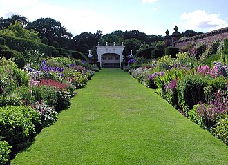 Herbaceous border at Arley Hall Arley Hall Herbaceous Border.jpg