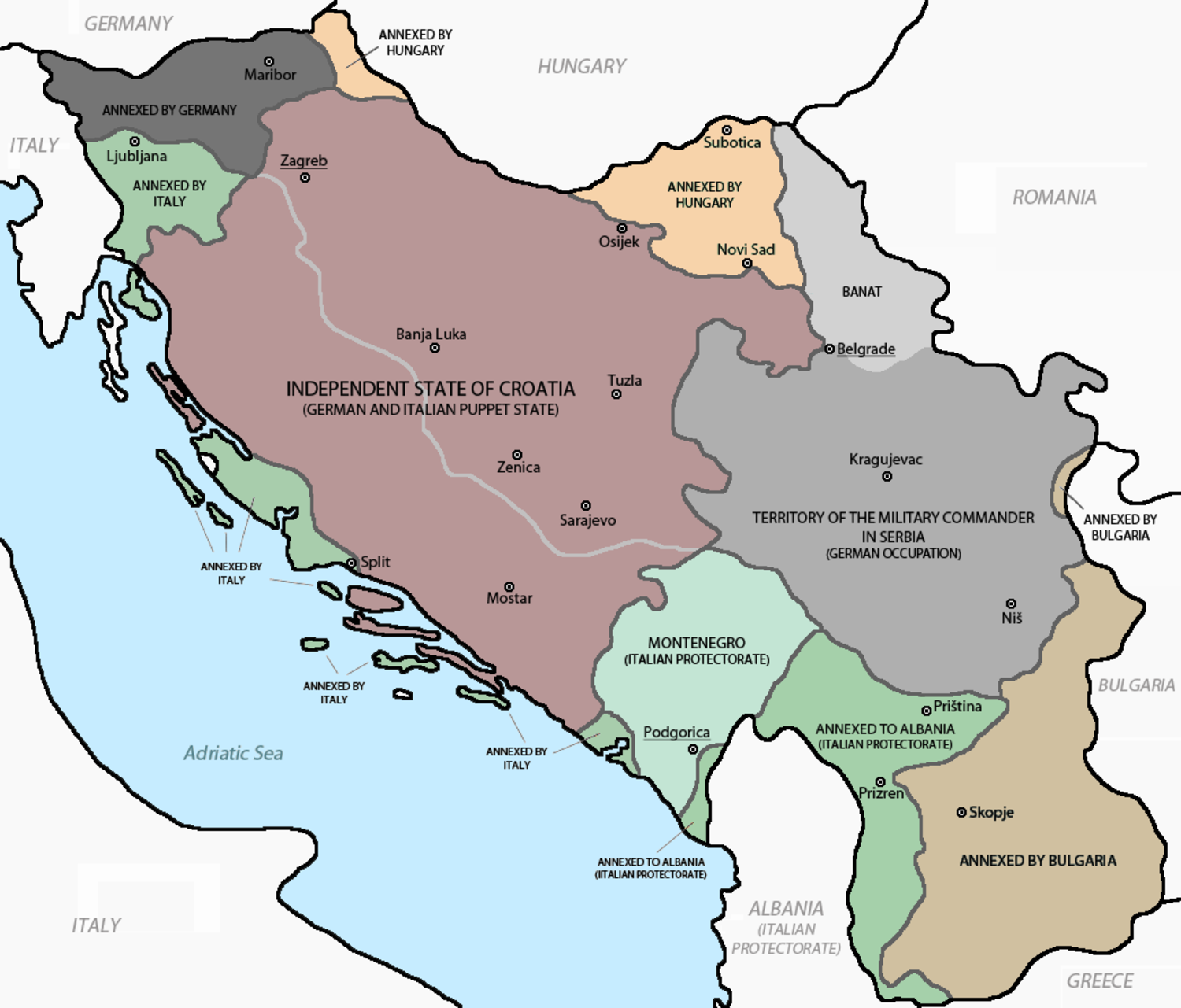 Axis occupation of Vojvodina - Wikipedia