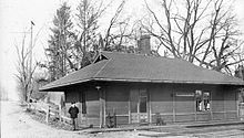 Chapel station at an unknown date B&A Chapel station, unknown date.jpg