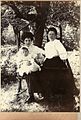 Baby John Hook, mother Ethel, and another lady, 1 August 1907 (6622401023).jpg