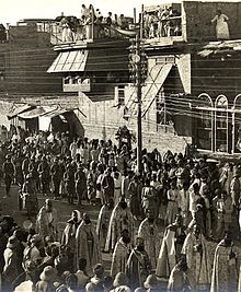 Celebration of Corpus Christi in Iraq, 1920, attended by Assyrians and Armenians BaghdadCorpus1920.jpg