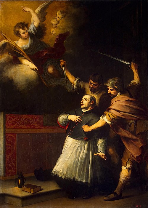 Bartolomé Esteban Murillo. The martyrdom of San Pedro de Arbués (1664).