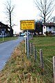 Ortsschild von Osterhofen, Gemeinde Bayrischzell, Landkreis Miesbach, Regierungsbezirk Oberbayern, Bayern.