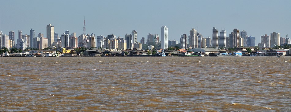 Belém a Guamá folyóról nézve