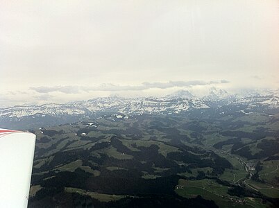 Bern Alps from the plane