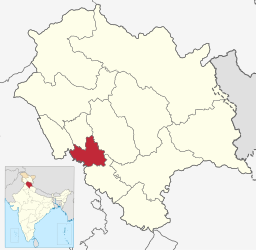 Distretto di Bilaspur – Mappa