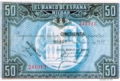 50 pesetas 1937, recto