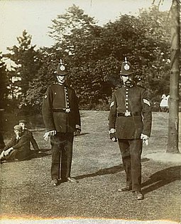 A photograph of officers of the Birmingham Parks Police, taken between c. 1900 and 1910. Birmingham Parks Police photo.jpg