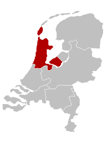 Location of the diocese in the Netherlands
